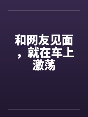 和网友见面，就在车上激荡by佚名笔趣阁无弹窗